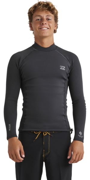 2026 Billabong Mens Revolution Natural Long Sleeve Jacket 24AW191522 - Graphite